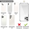 12 Pieces Phone Tether Tab,Universal Phone Lanyard Patch Without Adhesive,Phone