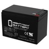 Mighty Max Battery 12V 15AH F2 SLA Battery for Goal