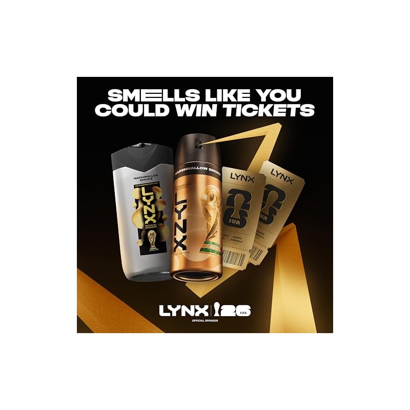 Lynx Limited Edition FIFA Fine Fragrance Collection Marshmallow Smoke Premium
