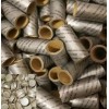 25pc 1" x 2.5" silver print firework kraft tube with