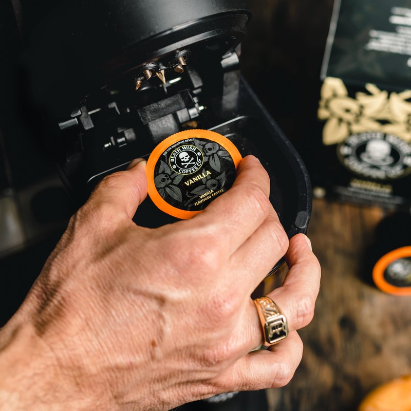 Death Wish Coffee, Single Serve Coffee Pods - Vanilla Pods