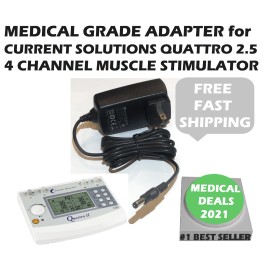 roscoe medical Medical Grade POWER ADAPTER for CURRENT SOLUTIONS QUATTRO 2.5 & QUATTRO II EMS