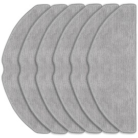KiimSin Mop Cloths Accessory Set for Roborock Q7 M5 / Q7 M5+ / Q7 L5 Robot Vacuum Cleaner, Microfiber Mop Cloth Replacement Parts, 6 Pack