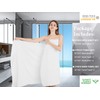 4 Piece Bath Towel Oversized Bath Sheet 35"x70" White Bathroom