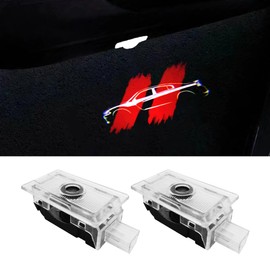 2 PCS LED Door Logo Lights Projector Compatible for Charger 2010-present HD Ghost Shadow Light Puddle Lights Courtesy Step Lamps Kit Car Accessories (car line, Charger)
