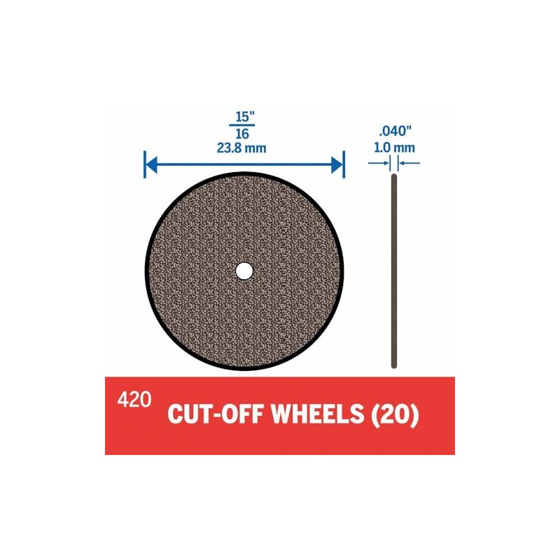 Dremel, 420, Wheel, Cut Off, Pk20