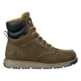 Carhartt Men's FM6123-M Millbrook 6" Waterproof Wedge Work Boot, Mossy Brown - 11 W