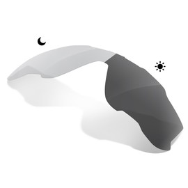 sunglasses restorer Basic Compatible Replacement Lenses Photogrey for Oakley Jawbreaker, Photochromic Grey