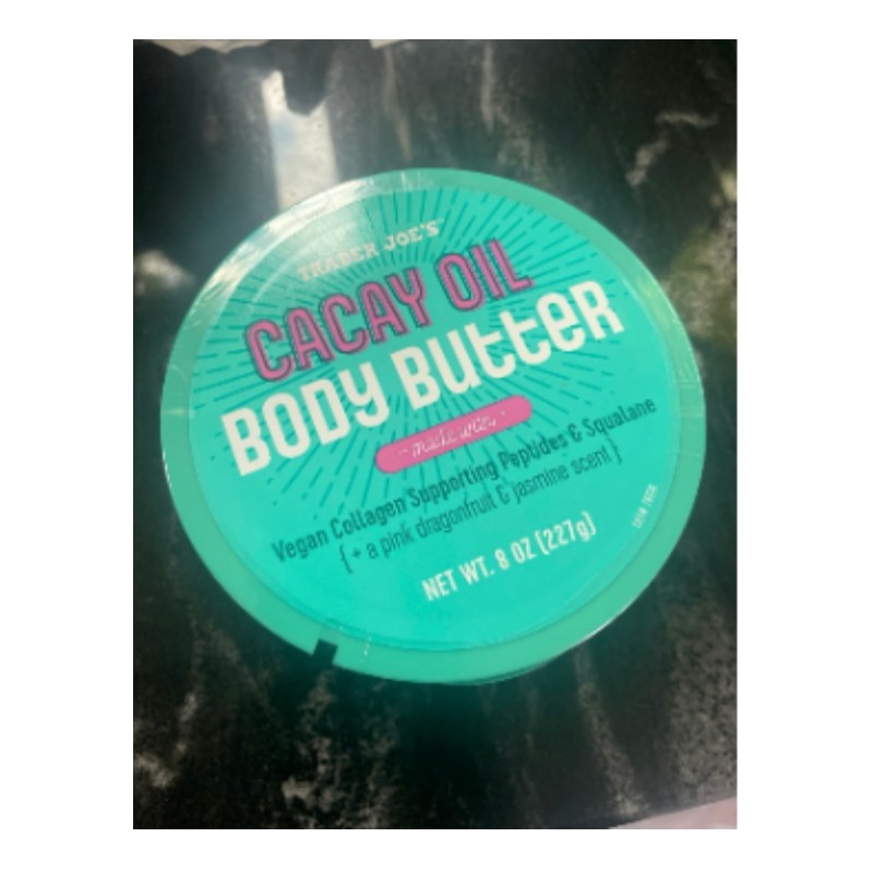 Trader Joe’s Cacay Oil Body Butter Moisturizer Pink Dragonfruit Jasmine