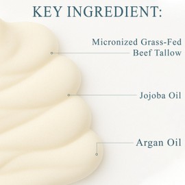 Dr Joe Lab COCOJOJO Tallow Cloud™ Micronized Whip – Whipped Tallow Moisturizer with Jojoba, Argan, Shea Butter, Baobab & Vitamin C – Ultra-Light, Fast Absorbing Grass-Fed Tallow Cream (4 oz)