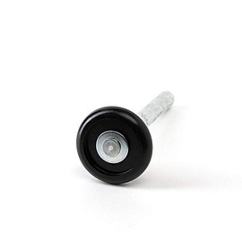 2" Nylon Roller with Bushing - 4" Zinc Plated Stem