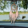XEYOLHON Small Dream Catcher for Car Handmade Boho Hanging Decor
