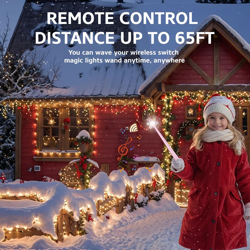 Voice-Controlled Magic Wand for Christmas Tree Lights – Wireless Light