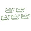 100pcs Paper Clip Cute Elephant Shaped Stainless Steel Paper Clip
