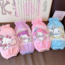 Kuromi Kids Waterproof Arm Sleeves - 2025 New Autumn/Winter Collection for Girls (Character Design) Arm Sleeve Hello Mellow 10ea
