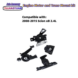 Yllhaoyuan Engine Motor Mount Set 4Pcs Fits for 2008 2009 2010 2011 2012 2013 2014 2015 Scion xB 2.4L A62012(A62069) A62071 A62067 A62070