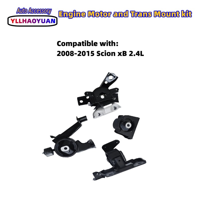 Yllhaoyuan Engine Motor Mount Set 4Pcs Fits for 2008 2009