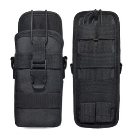 Radio Pouch Compatible with Molle Multi-Function Radio Holder for Handy Radio Airsoft Games, Walkie Talkie Case, Large Capacity, Molle Pouch