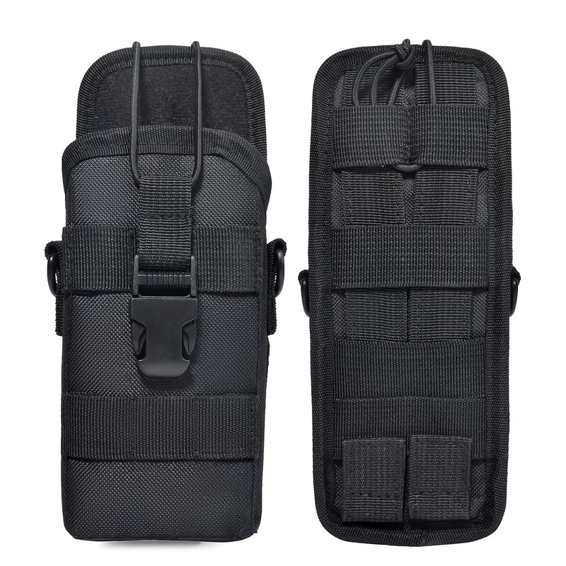 Radio Pouch Compatible with Molle Multi-Function Radio Holder for Handy