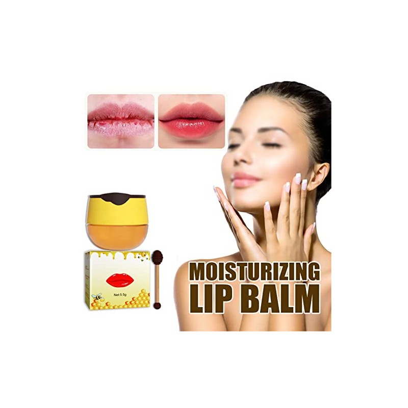 Mascarilla Para Labios, 2 Latas Mascarilla para Dormir de Labios