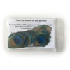 24 Mini Edible Peacock Feathers Pre-cut 1.25" Edible Feathers Decor Eyes Teal Blue Green - Perfect for Wedding Cakes Cupcakes Desserts Decorations
