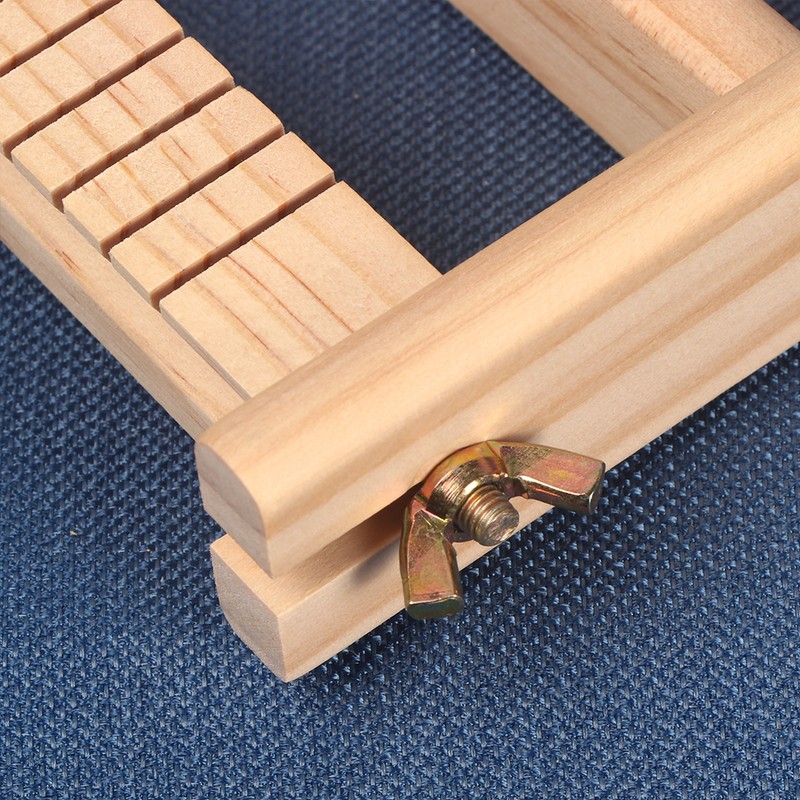 Wooden Weaving Loom Kit, S/M/L with Optional Yarn Bundle