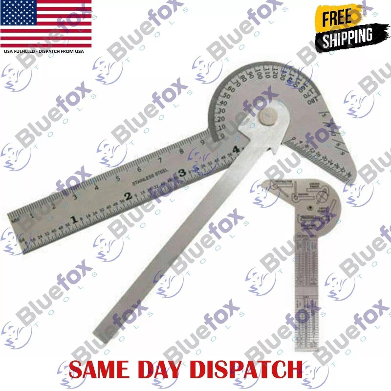 BLUE FOX TOOLS Engineers Marking and Measuring Sqaure Set 7