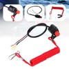 CGEAMDY Motorcycle Killswitch Reminder Cable, Universal Motorcycle Outboard Lawn Mower