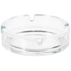 Pasabahce 8018611 Pack of 2 Glass Bistro Ashtray, Cm 10.7