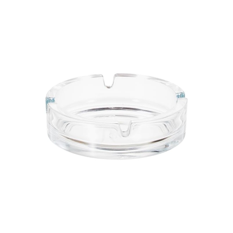 Pasabahce 8018611 Pack of 2 Glass Bistro Ashtray, Cm 10.7