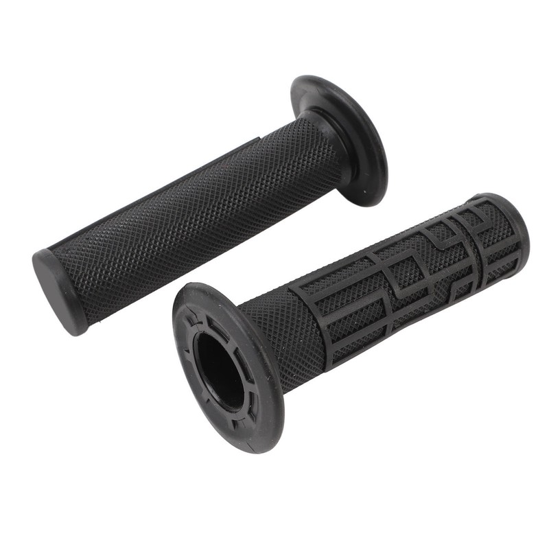 1 Pair Motorcycle Handlebar Grip Anti Slip Left Right Rubber