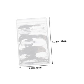 COHEALI Jewelry Storage Pouches 100 Pack Sealing Zipper Bags for Earrings Studs Necklaces Jewelry Organizers