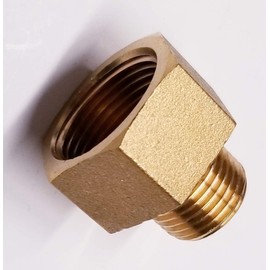 TIB Brass Adapter Reducer Nipple Pipe 3/4"npt - 1/2"npt Female Male Class 150