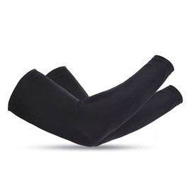 TOPTIE 1 Pair Arm Sleeves Compression Sleeves For Men Women-1 Pair Black-L