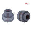 UgyDuky 1 Inch PVC Bulkhead Fittings with Plugs Water Tank