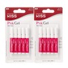 Kiss Pegamento de uñas de gel rosa (IBGL04) (2 unidades)