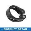 A ABSOPRO Bicycle Seat Clamp Seat Post Clip Black 31.8mm