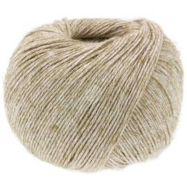 LANA GROSSA Diversa | Leichtes Baumwoll-Mischgarn mit zartem Melange-Effekt | Handstrickgarn aus 74% Baumwolle & 26% Viskose | 50g Wolle zum Stricken & Häkeln | 210m Garn