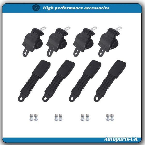munirater Golf Cart Seat Belts Lap Set Retractable FOR EZGO/Yamaha/Cl