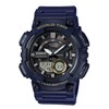 Casio Collection Standard Digital/Analog Combination Series Wristwatch, Navy (AEQ-110)