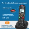 ALCATEL XL685 Duo - Cordless Landline Phone DECT for Seniors