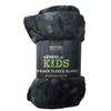 Kombat Kids Super Soft Snuggly Fleece Blanket BTP Black