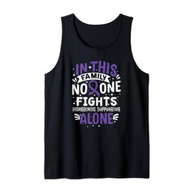 No One Fights- Hidradenitis Suppurativa Awareness Supporter Tank Top