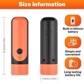 Anti Bell Gerät Hunde,Ultraschall Hundeabwehr mit 3 Einstellbaren Frequenzen LEDTaschenlampe,Wiederaufladbar Antibell Ultraschall Gerät für Kleine Hunde Innen Außenbereich