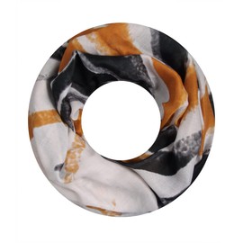 Majea 880020 Women's Loop Scarf, Orange 29