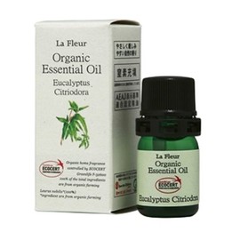 ラ・フルール オーガニックエッセンシャルオイル ユーカリプタス・シトリオドラ(レモンユーカリ) 3mL