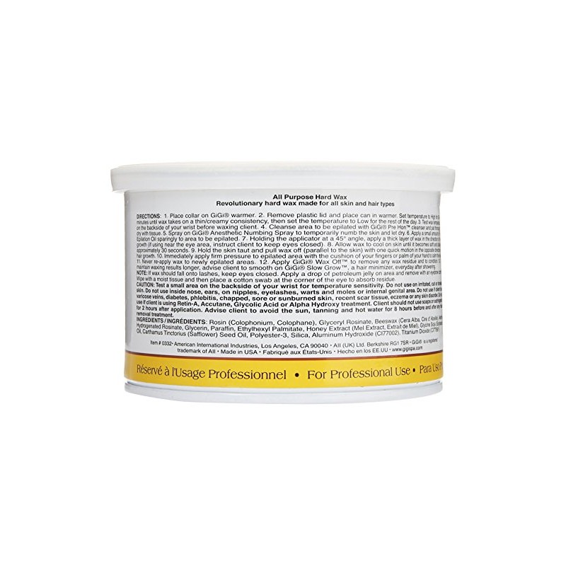 GiGi All Purpose Hard Wax for Hair Removal - DIY