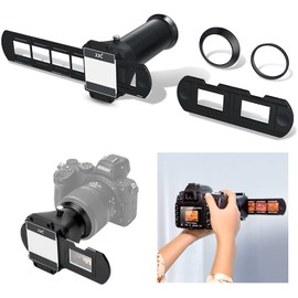 JJC 35mm Film Digitizing Adapter Slide Strip Holder Kit Set for Negative Copying and Film Converting to Digital Picture, Replace Nikon ES-2 for Selected Canon Nikon Sony Laowa Marco Lens