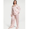 Victoria's Secret Satin Pajama Set, Long Sleeve Button Down &