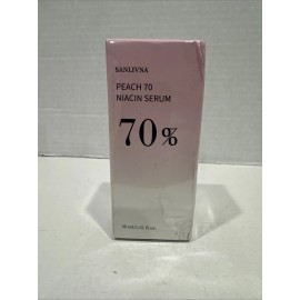 Sanlivna Peach 70% Niacin Serum 1 oz/30ml Brightening Korean Skincare Sealed NEW